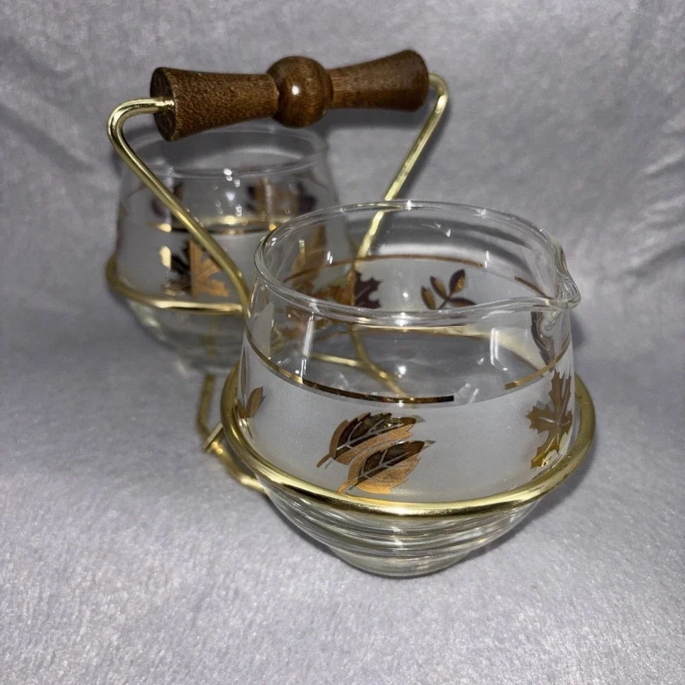 Libbey vintage golden